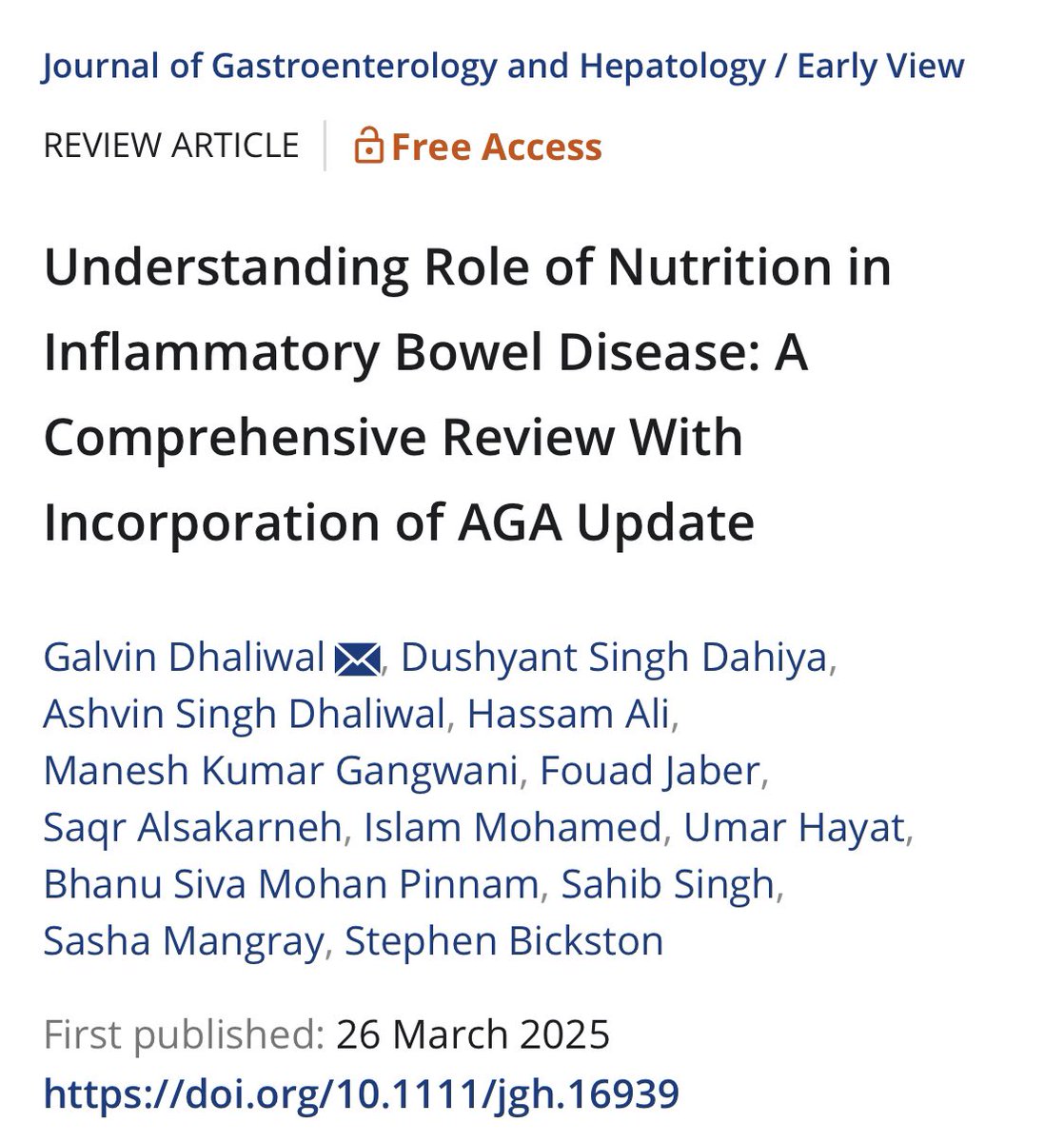sahibs559's tweet image. New publication @JGHofficial.
Thank you @GSPINDOC @DushDahiya @hassamalii @mk_gangwani @fouadsjaber @AlsakarnehSaqr @IslamHassanM @UmarHayat216 @BhanuPinnam and all other co-authors.
onlinelibrary.wiley.com/doi/10.1111/jg…