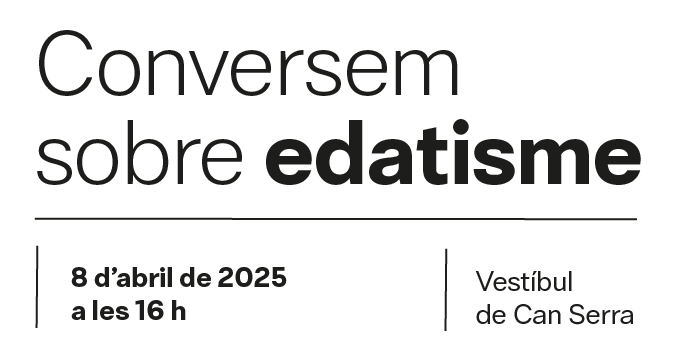 📢Arriba la 2a sessió del cicle "Conversem sobre #edatisme".

Amb la il·lustradora, dissenyadora gràfica i integradora social <a href="/eli_justicia/">Elisabeth Justicia</a> i la periodista <a href="/MilagrosPrezOli/">Milagros Pérez Oliva</a>.

🗓️08/04 a les 16 h
📍​Edifici Can Serra de la <a href="/diba/">Diputació de Barcelona</a> 
✍️Inscripcions: formularis.diba.cat/diba/cicle-con…

#SocialDiba