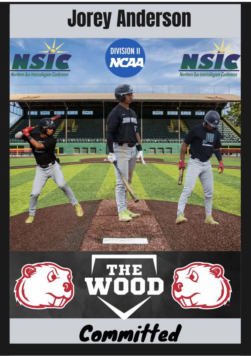 Jorey Anderson (@jorey_anderson) on Twitter photo I am thankful to announce my commitment to Minot State University to continue my athletic and academic career. I would like to thank my family and my coaches who helped me throughout this journey. #gobeavers <a href="/JohnWood_bases/">John Wood Baseball</a> I am thankful to announce my commitment to Minot State University to continue my athletic and academic career. I would like to thank my family and my coaches who helped me throughout this journey. #gobeavers <a href="/JohnWood_bases/">John Wood Baseball</a>