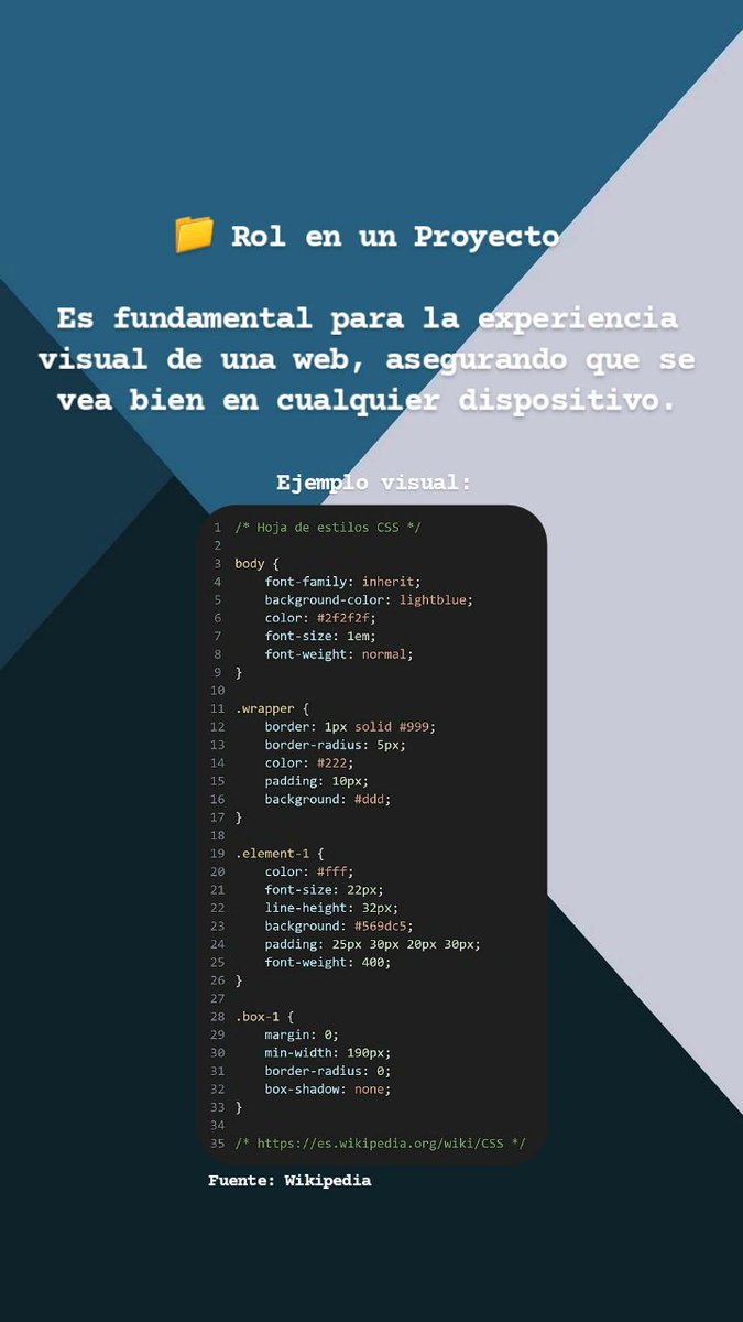 ByteonArg's tweet photo. Información básica (pero importante) del lenguaje de estilos CSS. (2/2)

#programming #developer #programmer #coding #coder #softwaredeveloper #CSS #webdev #webdeveloper #webdevelopmen #Tecnología #Argentina #Cordoba https://t.co/vho8iAA3dn