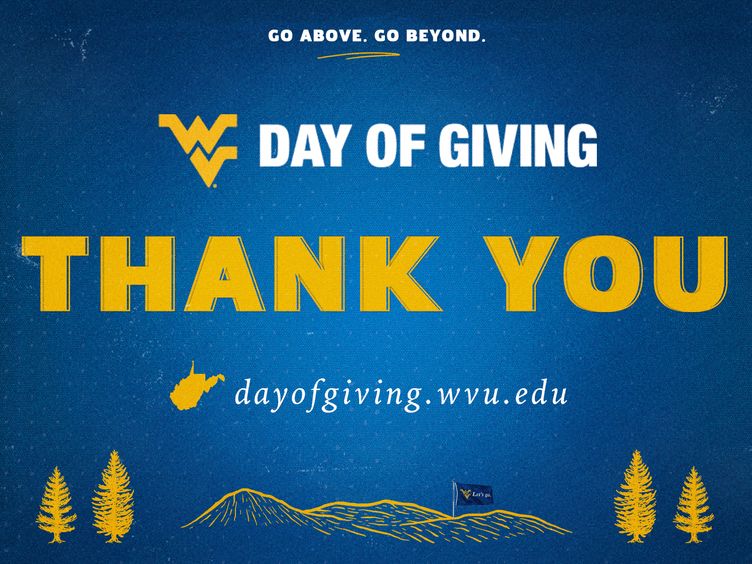 🌟 Thank You, Mountaineers! 🌟

Your generosity on #WVUDayofGiving helps The Rack keep WVU students fed.💛🩵

Haven't given today? It's not too late! Visit go.wvu.edu/4g9kq to donate now!

#MountaineersGiveBack #TheRackWVU #ThankYou