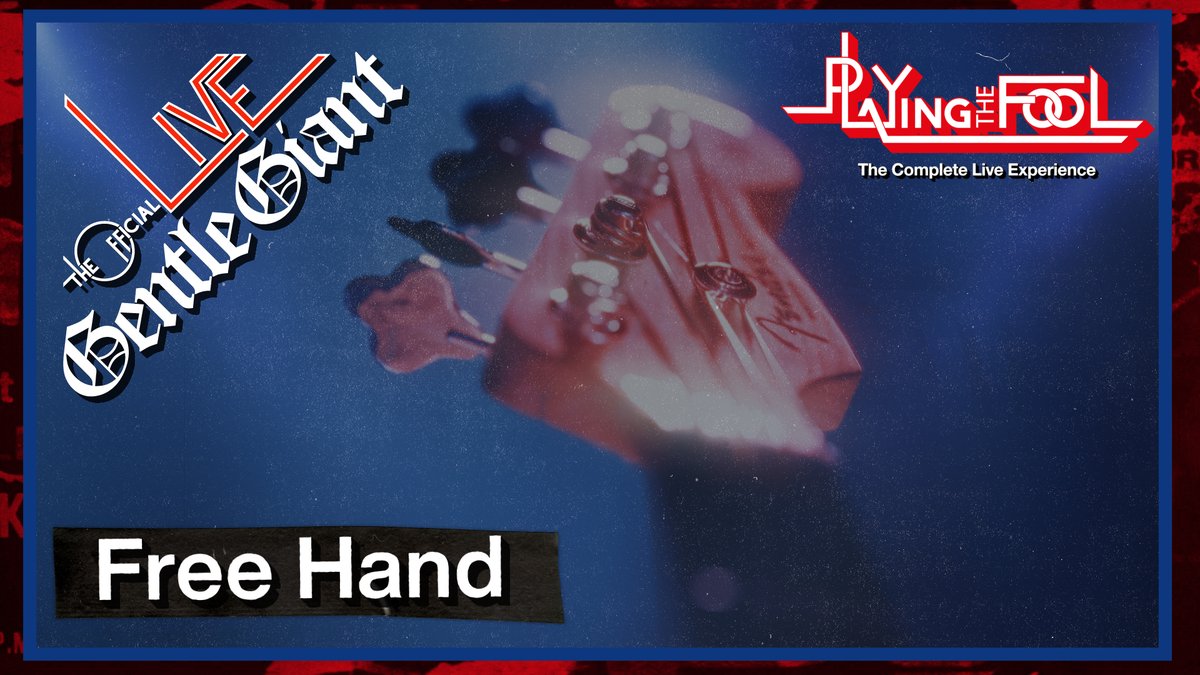 Join us tomorrow, March 27th at 10:30 AM EST / 2:30PM GMT for the premiere of “Free Hand." From the upcoming release of Playing the Fool: The Complete Live Experience! 

Only on YouTube: youtu.be/uk_xE116U0Y