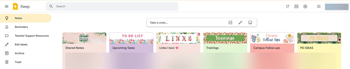 DevinInTech's tweet image. Do you use @GoogleKeep  and need some cute #spring headers. Here is a template link made with @CanvaEdu   to start my digital spring cleaning (see sample image). #googlekeep #canva #canvatemplates #digital #scucit
canva.com/design/DAGc9QY…