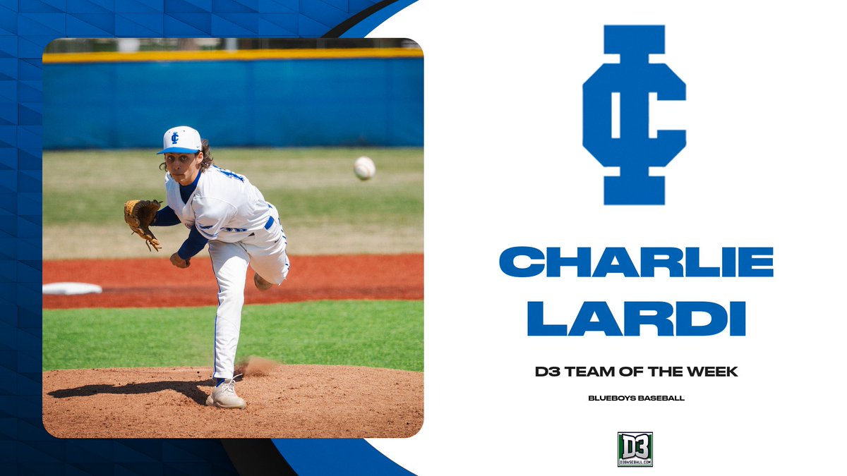 IC Athletics (@ic_athletics) on Twitter photo BSB | Charlie Lardi has been named to the D3baseball.com team of the Week
#ICAthletics #GoBlubeoys <a href="/BlueboyBaseball/">Illinois College Baseball</a>
illinoiscollegeathletics.com/news/2025/3/26… BSB | Charlie Lardi has been named to the D3baseball.com team of the Week
#ICAthletics #GoBlubeoys <a href="/BlueboyBaseball/">Illinois College Baseball</a>
illinoiscollegeathletics.com/news/2025/3/26…