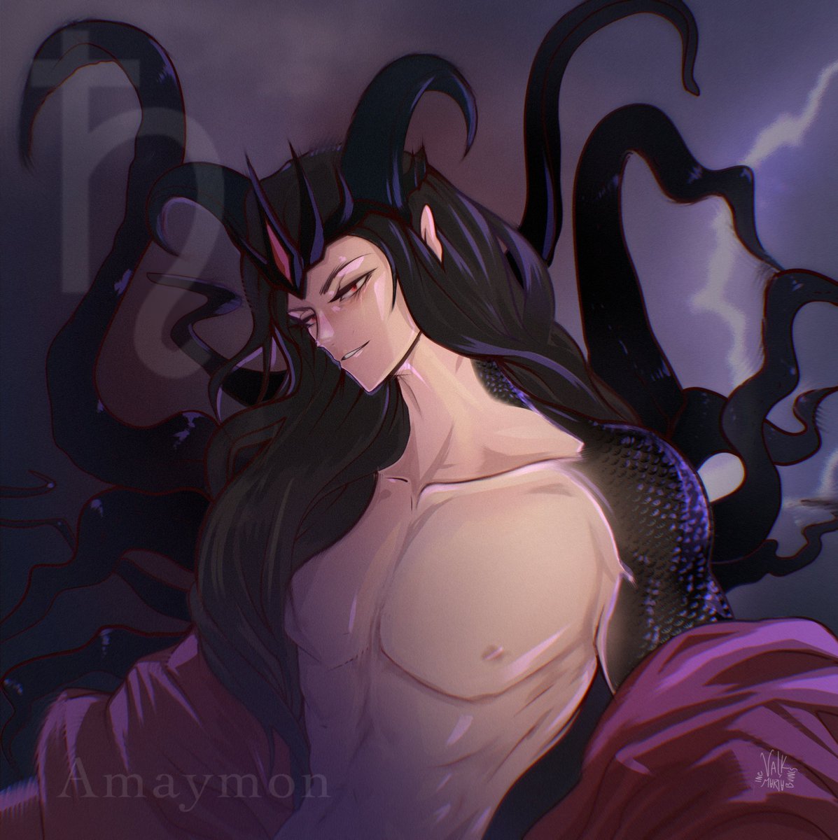 Amaymon 
Another hot devil commission 👀
