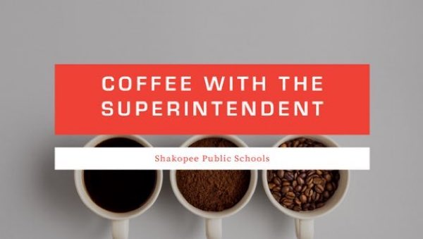 Stop by <a href="/shakobrewhall/">Shakopee BrewHall</a> for Coffee with the Superintendent from 7:00-8:15 am tomorrow, Thursday, March 27. Stop in any time for conversation about any and all things Shakopee Schools.