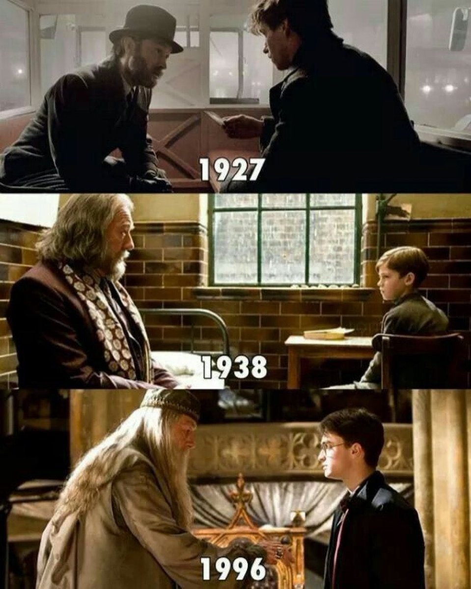 cisimlendi's tweet photo. Yıllar içinde Dumbledore’un gelişimi https://t.co/5gSewTkB9R