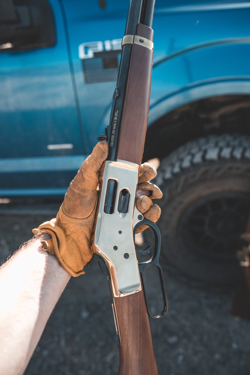 Bored of black rifles? Get your hands on some polished brass. 🤠