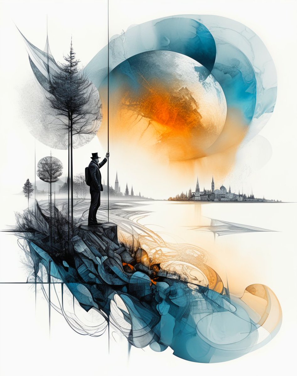 andy_corah's tweet image. Distorted, Yet Real - There is clarity in distortion, for only when broken do we glimpse the unseen. #Art #Distorted