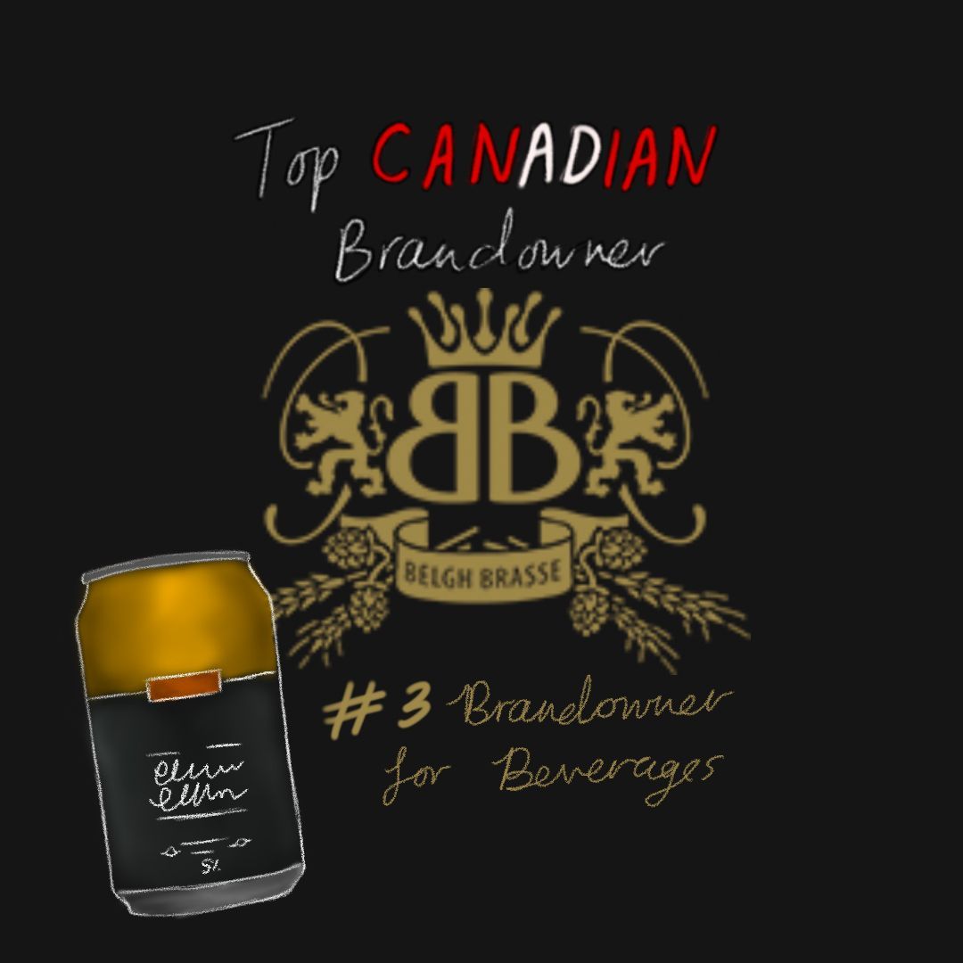 IpVisibility's tweet photo. Broue Alliance is on the way to the top! Coming in at #3 brandowner in Canada for alcohol. Moving up 1 spot from the previous year, the Québec brewing company has truly earned their spot on this list. Having impressively grown from 3 to 31 brands over the past 10 years! https://t.co/FnJnS00Wws