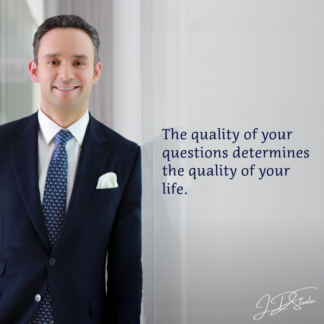 SteeleFamLaw's tweet image. Better questions unlock better answers. The path to breakthrough begins with challenging what you think you already know. #PowerfulQuestions #MindsetShift #PersonalGrowth #CriticalThinking #SelfDevelopment #LifeStrategy #ThoughtLeadership #WisdomSeeker #MentalFramework