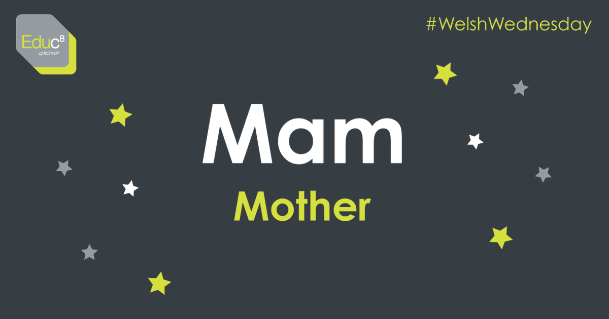 ‘Mam’ 
Sul y Mamau- Yn dathlu mamau ar draws y DU gyda digwyddiadau teuluol, cardiau ac anrhegion.

‘Mother’ 
Mother's Day – A celebration of mothers with family gatherings, cards, and gifts.

#ColegCymraegCenedlaethol #NTFW #Cymraeg #WelshWednesdays