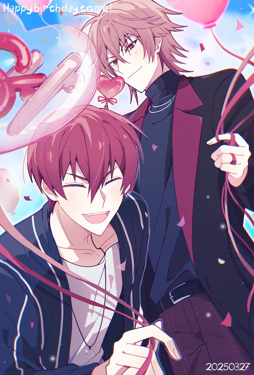 Issei_Sae's tweet image. 今年も風船飛びました～🎂🎈
（トウ虎）