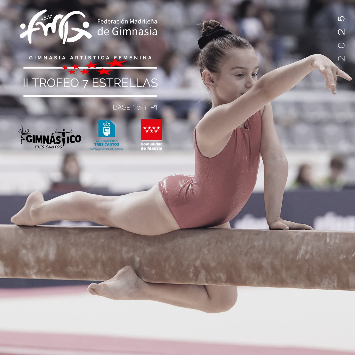 Federación Madrileña de Gimnasia (@gimnasiafm) on Twitter photo 👏 II TROFEO 7 ESTRELLAS BASE 1-5 Y P1 #GAF
.......
🗓️ 29-30 de marzo
📍 Pabellón de Gimnasia EL PINAR (Tres Cantos)
🕒 12:00h
.......
ℹ️ fmgimnasia.com/especialidad/a…
.......
¡Suerte a todos los participantes!
¡💯% Espíritu deportivo!
.......
<a href="/CDGTresCantos/">CGTresCantos</a>
<a href="/ayto3cantos/">Ayuntamiento Tres Cantos</a> 👏 II TROFEO 7 ESTRELLAS BASE 1-5 Y P1 #GAF
.......
🗓️ 29-30 de marzo
📍 Pabellón de Gimnasia EL PINAR (Tres Cantos)
🕒 12:00h
.......
ℹ️ fmgimnasia.com/especialidad/a…
.......
¡Suerte a todos los participantes!
¡💯% Espíritu deportivo!
.......
<a href="/CDGTresCantos/">CGTresCantos</a>
<a href="/ayto3cantos/">Ayuntamiento Tres Cantos</a>