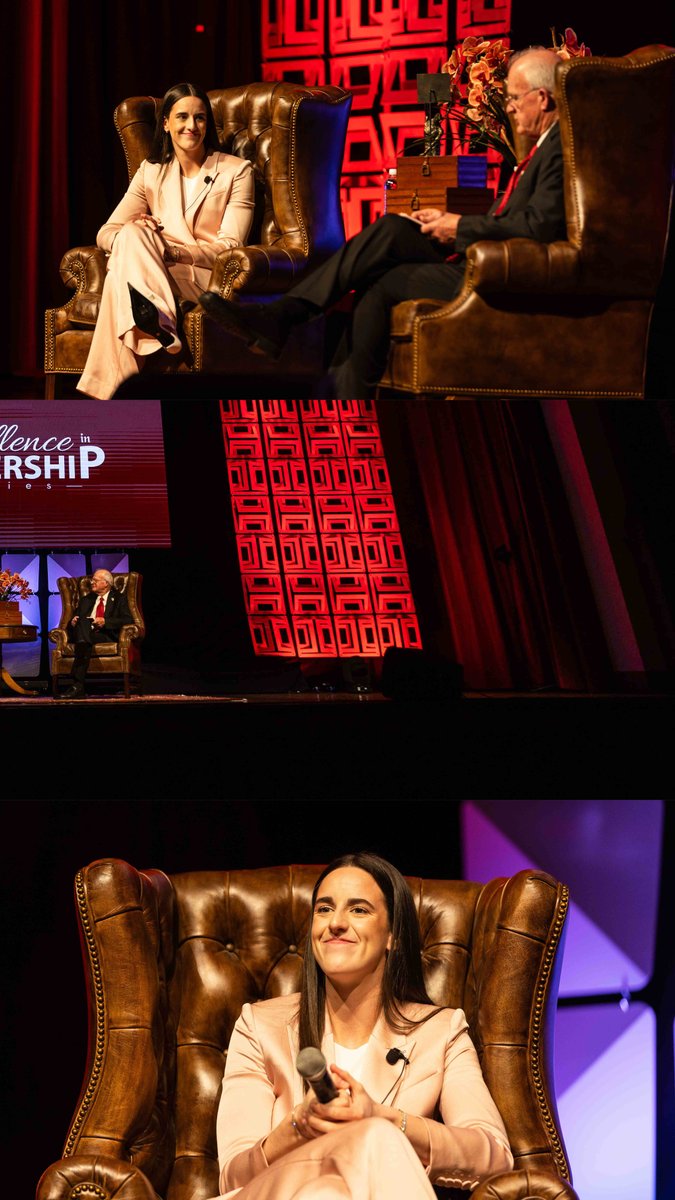 "I hope I can be somebody that gives young people hope and joy. I want to show them you can achieve anything you put your mind to." Caitlin Clark

Thank you, Caitlin, for making last night's Excellence in Leadership event inspirational. 
#ucumberlands #excellence