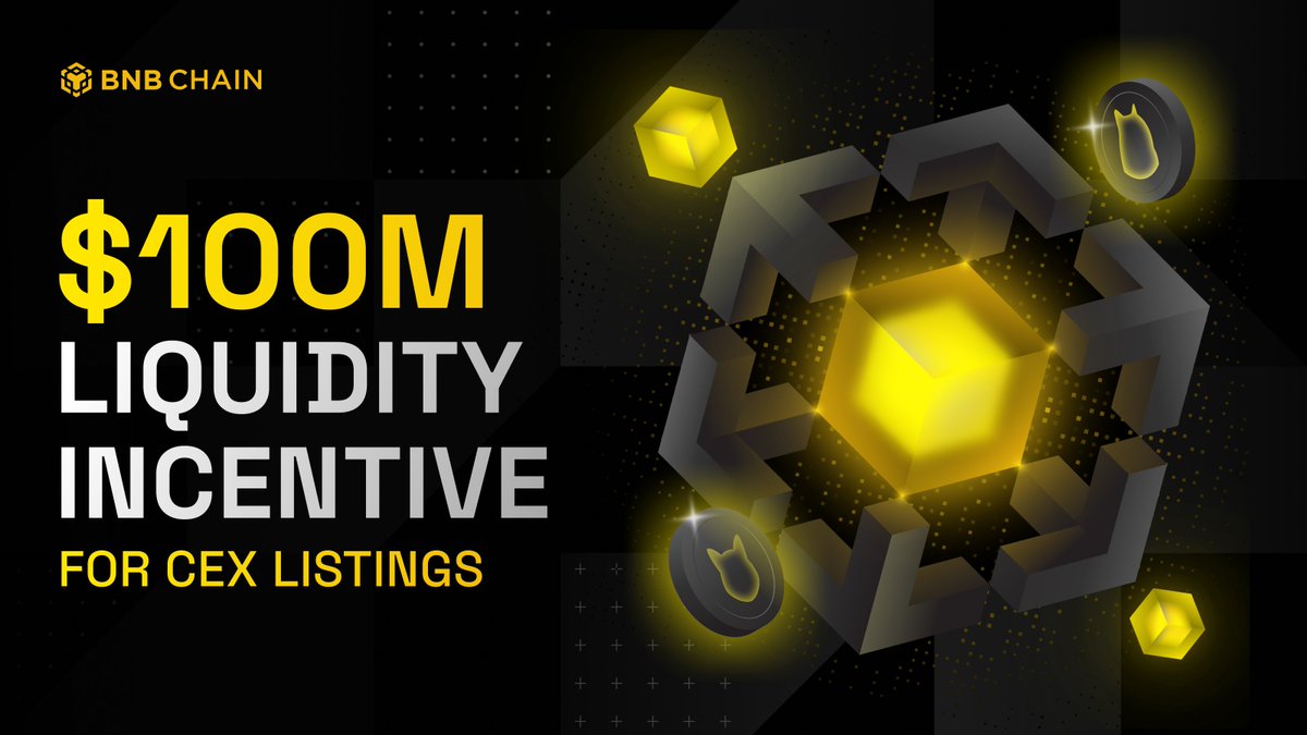 Got questions about the BNB Chain $100M Liquidity Incentive for CEX Listings?

Check out our FAQ for everything you need to know! 🔍👇

bnbchain.org/en/blog/faq-on…

If your question isn’t covered, drop it in the comments, and we’ll update the FAQ!