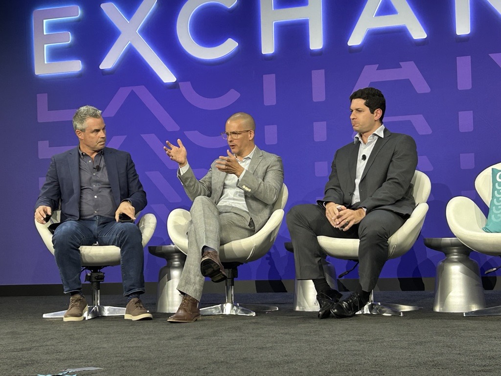 John Koudounis (@jkoudounis) on Twitter photo Our head of ETFs Matt Kaufman on stage at the <a href="/exchangeETF/">Exchange 2025 🔜 Las Vegas, NV</a> conference, discussing market expectations for crypto and downside protected ETFs in 2025, with <a href="/EricBalchunas/">Eric Balchunas</a> of <a href="/Bloomberg/">Bloomberg</a>. Our head of ETFs Matt Kaufman on stage at the <a href="/exchangeETF/">Exchange 2025 🔜 Las Vegas, NV</a> conference, discussing market expectations for crypto and downside protected ETFs in 2025, with <a href="/EricBalchunas/">Eric Balchunas</a> of <a href="/Bloomberg/">Bloomberg</a>.
