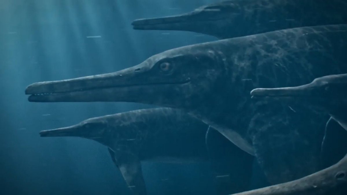 raftingzalmoxes's tweet photo. What...is this?
'MONSTERS OF THE DEEP', a docu hosted by Steve Backshall that aired back in Dec 2024, features VFX modern deep sea creatures as well as EXTINCT CREATURES, including:
Some kind of mosasaur (with dorsal fin),
Megalodon,
...And #ICHTHYOTITAN! https://t.co/5nO1tYKnzj