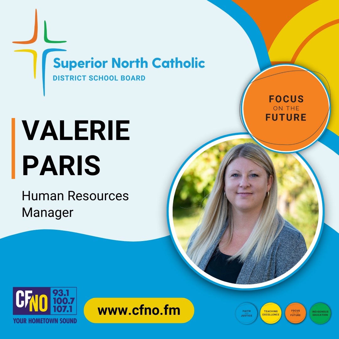 Tune into this week's Focus On The Future Interview on CFNO with Al Cresswell. This Week, Valerie Paris, Human Resource Manager, will introduce #SNCDSB's new “Employee Support Program” initiative, which launches April 1st, 2025.