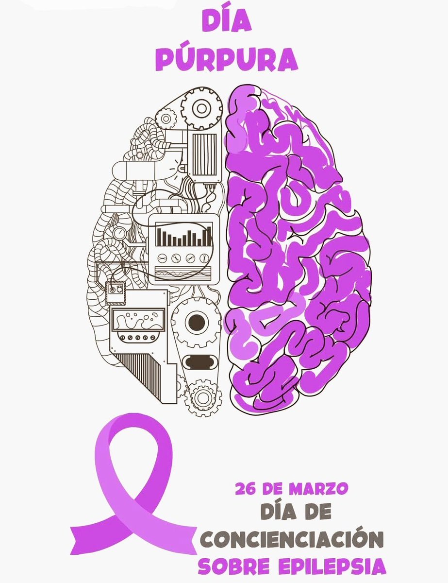 #DíaPurpura:
Porque hoy es el Día de Concienciación sobre la Epilepsia.