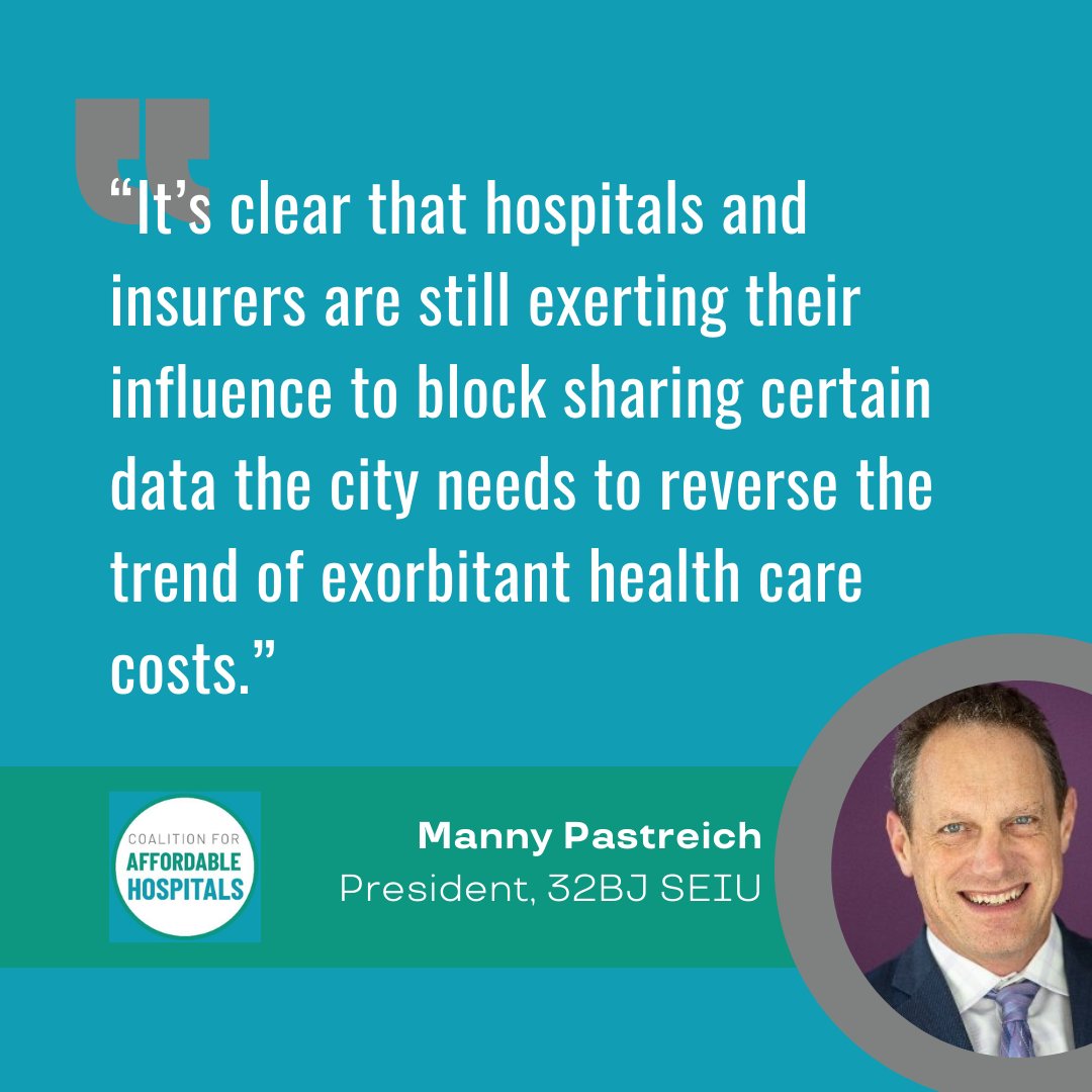 Coalition for Affordable Hospitals (@c4ah_ny) on Twitter photo The inaugural OHA report has confirmed what we’re known all along - healthcare costs are skyrocketing, and hospitals are driving prices up. <a href="/32BJSEIU/">32BJ SEIU /// #BuildingJustice 🧹✊🏽</a> President Manny Pastreich knows it doesn’t have to be this way. New Yorkers deserve to know which hospital systems are charging The inaugural OHA report has confirmed what we’re known all along - healthcare costs are skyrocketing, and hospitals are driving prices up. <a href="/32BJSEIU/">32BJ SEIU /// #BuildingJustice 🧹✊🏽</a> President Manny Pastreich knows it doesn’t have to be this way. New Yorkers deserve to know which hospital systems are charging