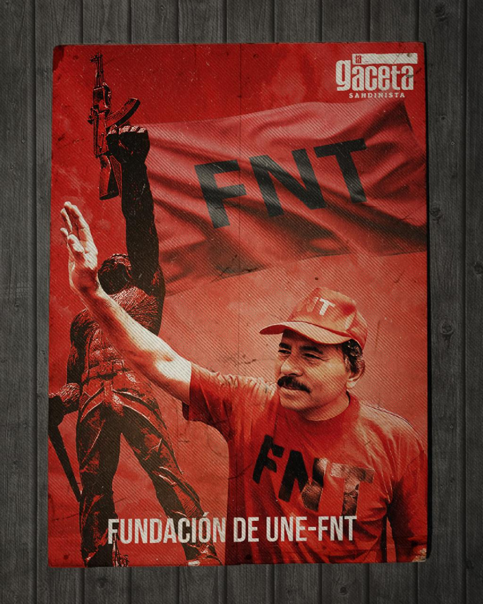 🔴⚫El 26 de marzo de 1978, en plena lucha contra la dictadura somocista, se fundó la UNE-FNT como organización sindical para defender los derechos de los trabajadores.