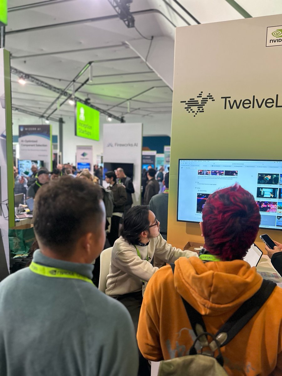 twelve_labs's tweet image. 🚀 Incredible week at #GTC2025! Big thanks to everyone who visited our booth. Your energy made it unforgettable. Our CEO’s panel sparked so many great conversations! Thanks, @NVIDIAGTC and all attendees! Can't wait for next year! #TwelveLabs #VideoAI