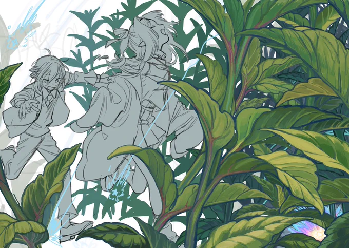 描きかけ。完成させるけどうpはしない予定 