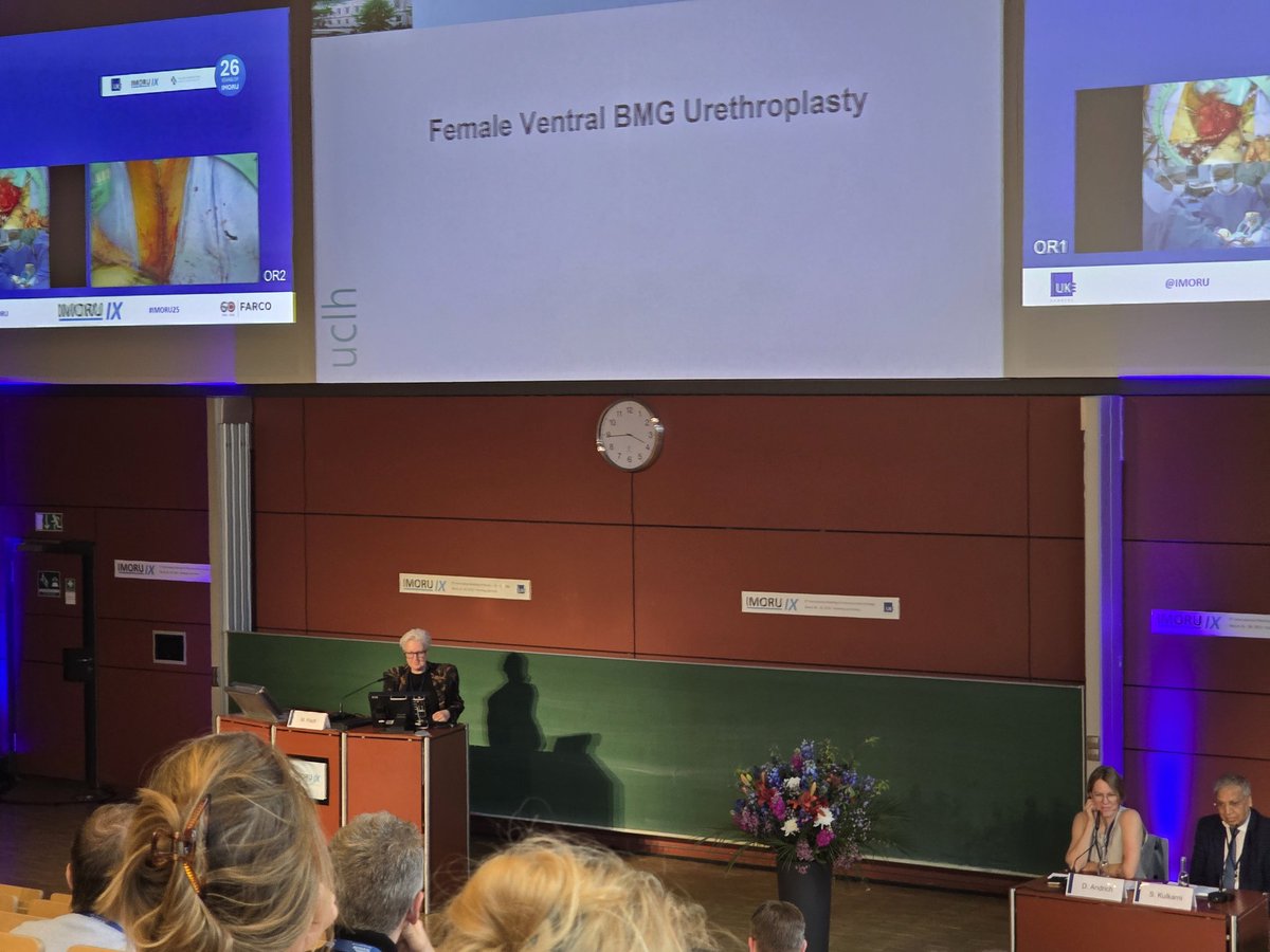 Sanad Saad (@thetwocfather) on Twitter photo The awesome and very witty <a href="/TamsinGreenwel1/">Tamsin Greenwell</a> showing how she treats urethral strictures and diverticulitis. Fantastic talk. #IMORU25 The awesome and very witty <a href="/TamsinGreenwel1/">Tamsin Greenwell</a> showing how she treats urethral strictures and diverticulitis. Fantastic talk. #IMORU25