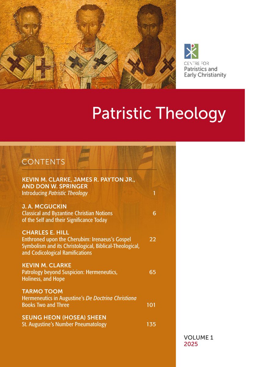Coming soon!
The print edition of Patristic Theology, Vol. 1 is off to the printers. Look for it in the wild at the book exhibit at NAPS in May! As always, the articles will remain online and open access at tinyurl.com/patristictheol…  
     <a href="/MDC_Press/">McMaster Divinity College Press</a> <a href="/wipfandstock/">Wipf and Stock Publishers</a> <a href="/McMasterDiv/">McMaster Divinity College</a>