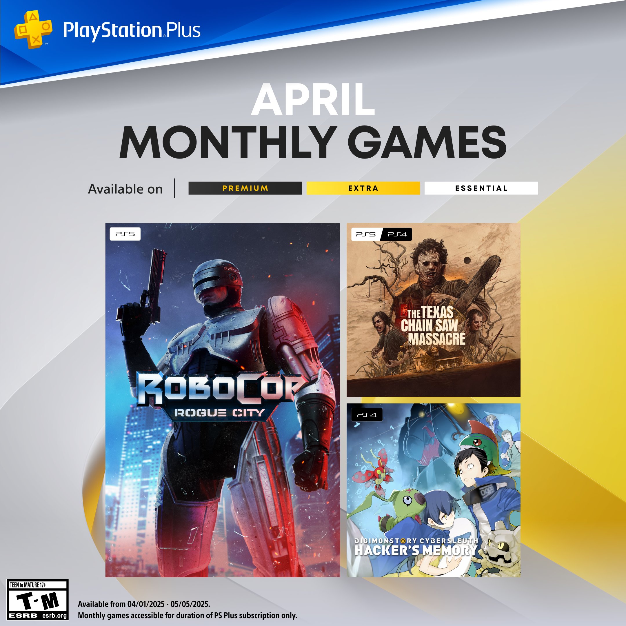 PS Plus Abril 2025 | Sony divulga os jogos grátis da PlayStation Plus para PS4 e PS5