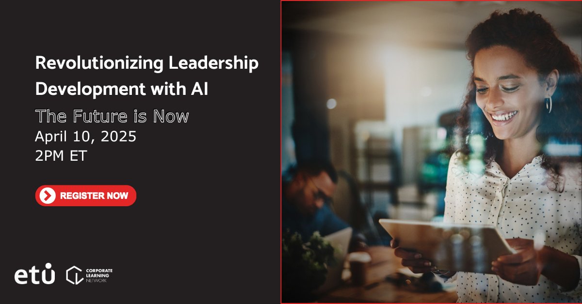 🔮 The Future of #LeadershipDevelopment Is Here: AI-Powered Simulations

Join our webinar to hear how Capgemini leveraged AI simulations to build their award-winning emerging leaders program. 
 📅 10 April, 2025
⏰ 2:00 PM EST
🔗 hubs.ly/Q03dmCr30 

#AIinHR #FutureOfWork