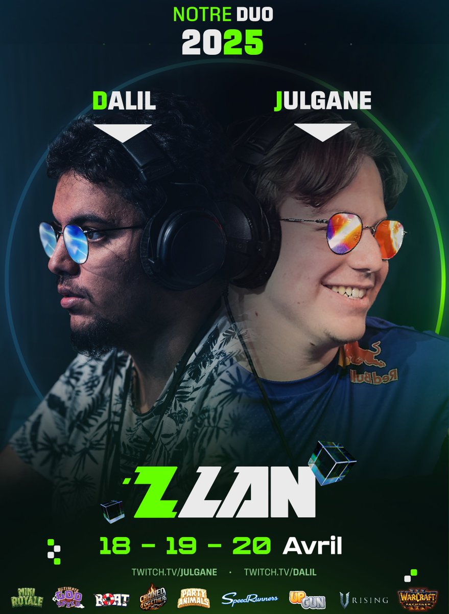 Julgane (@julgane) on Twitter photo Voici mon duo pour la #ZLAN2025 ! Je participe avec le greatest <a href="/DalilSSB/">Dalil 🇫🇷🇲🇦</a> (goat de smash et mercenaire du multigaming)
Si vous voulez monter dans le train c'est maintenant, après ça sera de la lèche !! Voici mon duo pour la #ZLAN2025 ! Je participe avec le greatest <a href="/DalilSSB/">Dalil 🇫🇷🇲🇦</a> (goat de smash et mercenaire du multigaming)
Si vous voulez monter dans le train c'est maintenant, après ça sera de la lèche !!