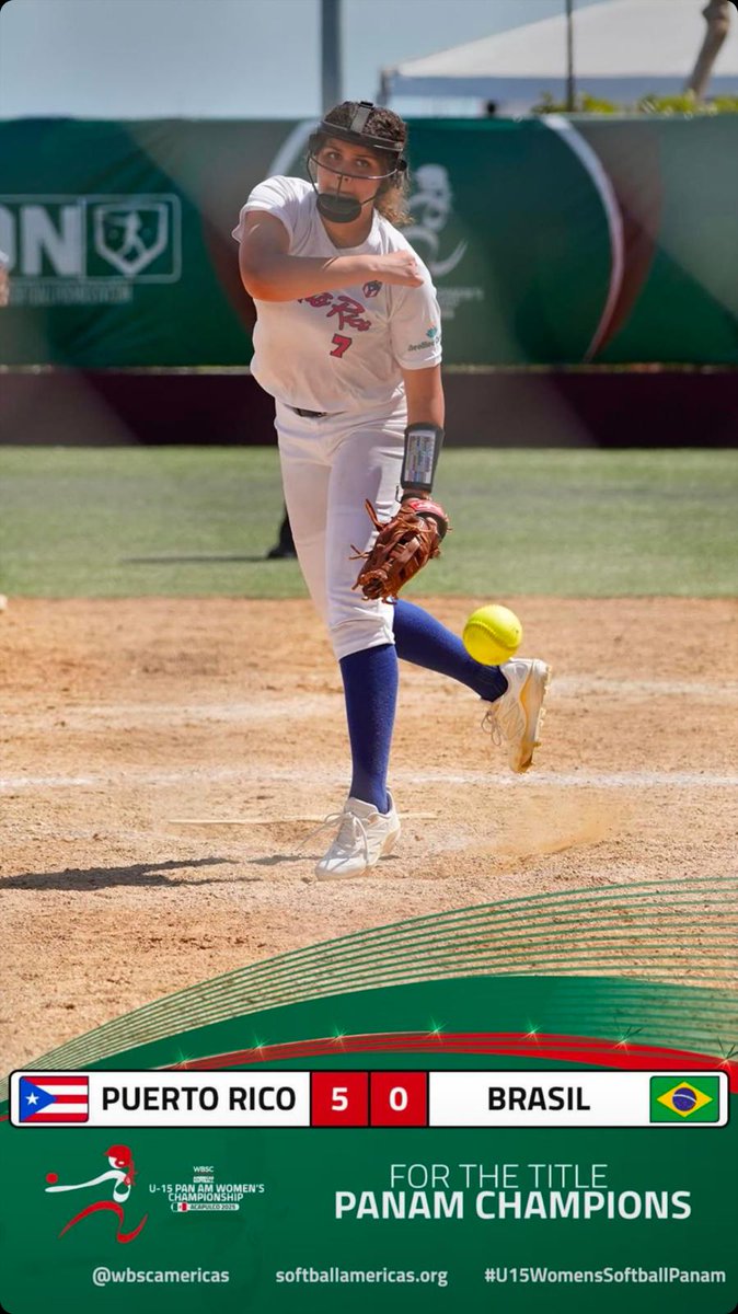 Forced to miss 2 games due to illness. I needed to be back in the circle to help my team for the Pan American Super Round. Topping out at 65 mph, I pitched 7 innings, 0 runs, 2 hits and 
12 strikeouts for the shutout win against a very solid Brazil team. Amazing team effort to