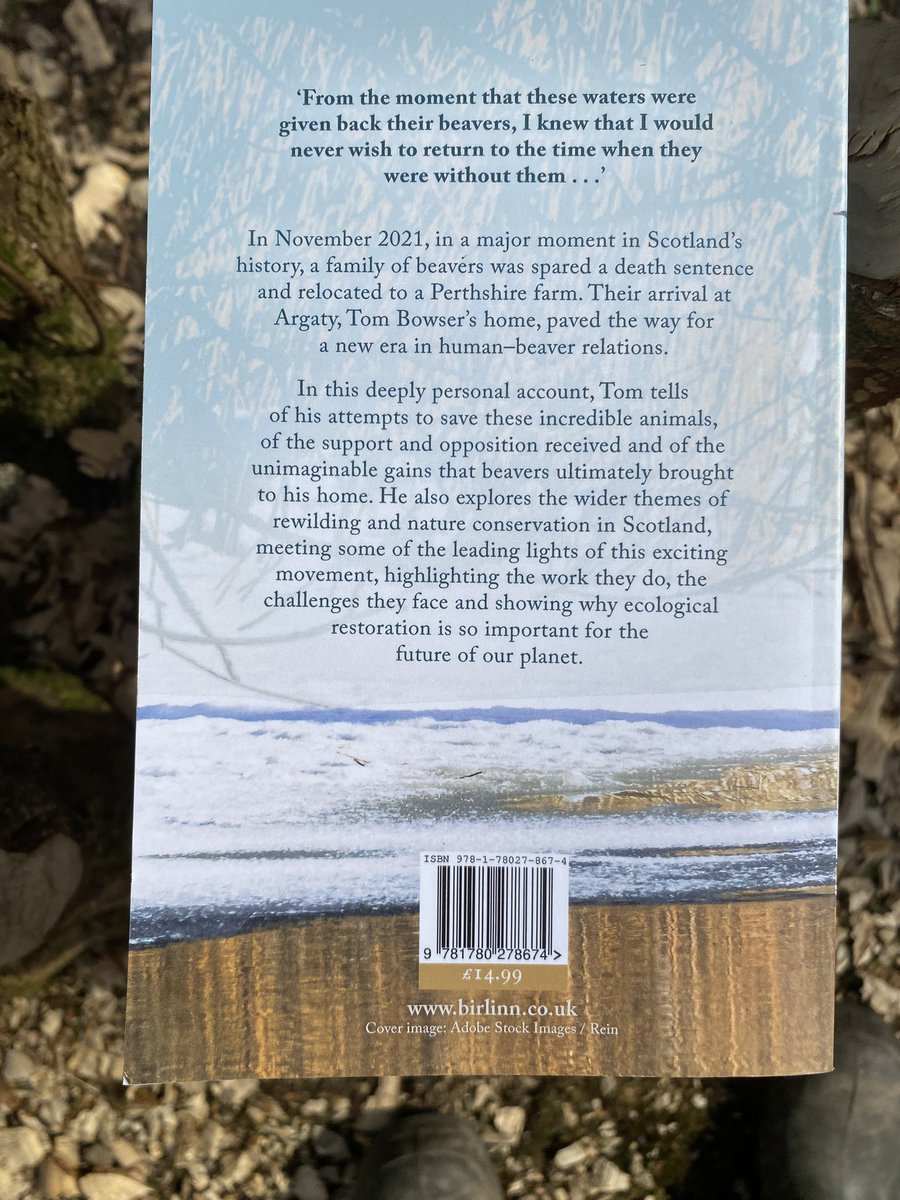 Aaaahhh it’s here! I am so pleased to unveil the cover of my new book Waters of Life: Fighting for Scotland’s Beavers.

It tells the story of beavers in Scotland &amp; of our attempts to spare them a death sentence &amp; relocate them to safety.
Pre-order now at:
birlinn.co.uk/product/waters…