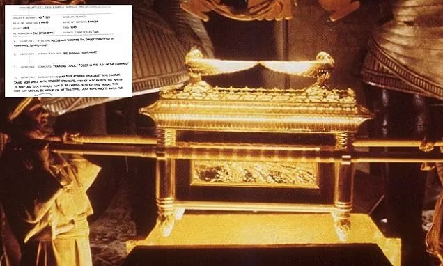 TheInsiderPaper's tweet photo. JUST IN 🚨 Secret CIA files claim Ark of the Covenant has been found — Daily Mail https://t.co/smw7uX9bKi
