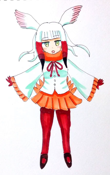 トキちゃん!(再掲) #けものフレンズ 