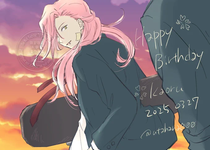 お誕生日おめでとー!まさかのスケボー高校デビューにビビり散らしております!なんという運動神経……めちゃくちゃ面白かったよありがとうOVA#桜屋敷薫誕生祭2025#桜屋敷薫生誕祭2025 