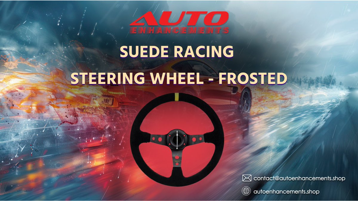 AutoStyle2025's tweet photo. 14-Inch Suede Racing Steering Wheel – Frosted, 350mm Universal Fit for Car Modifications

Visit Now: https://t.co/KX6sNVcBwC

#carenthusiast #steeringupgrade #Carlovers #speedaddict #Racinglife #Racingwheel #Carmods https://t.co/L6X8YIW7PZ
