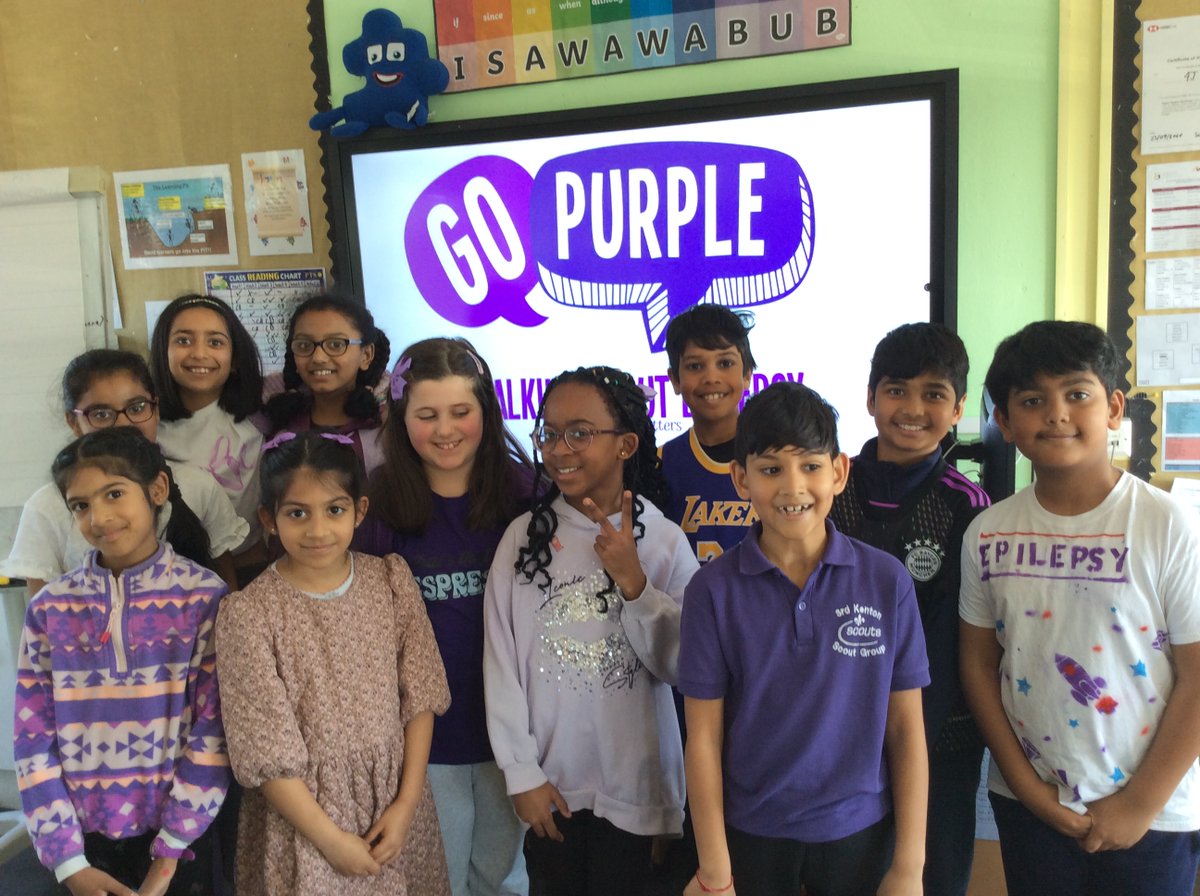 MountStewartSch's tweet photo. 4J had an amazing day celebrating and wearing purple for Epilepsy awareness! #tmssepilepsy #tmssyear4 https://t.co/qfrQpR0He6