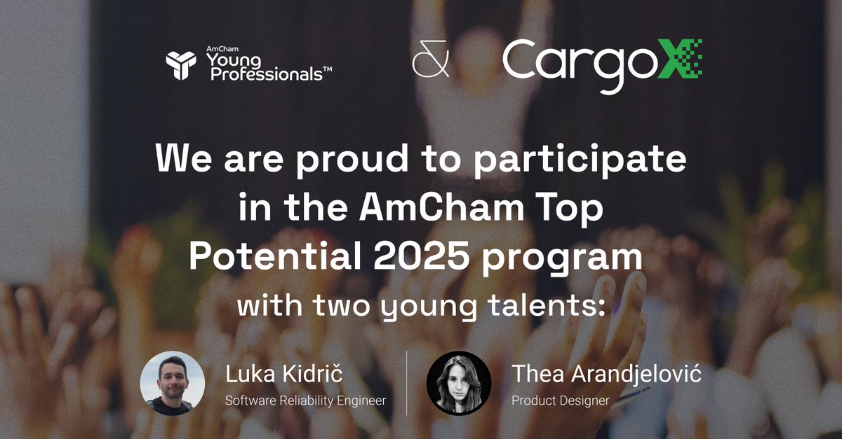 A big thank you to <a href="/AmChamSlovenia/">AmCham Slovenia</a> for fostering young talent through top networking &amp; mentoring. Proud to have Luka Kidrič &amp; Thea Arandjelović in the AmCham Top Potential 2025 semifinals! Their passion &amp; innovation drive our success. #AmCham