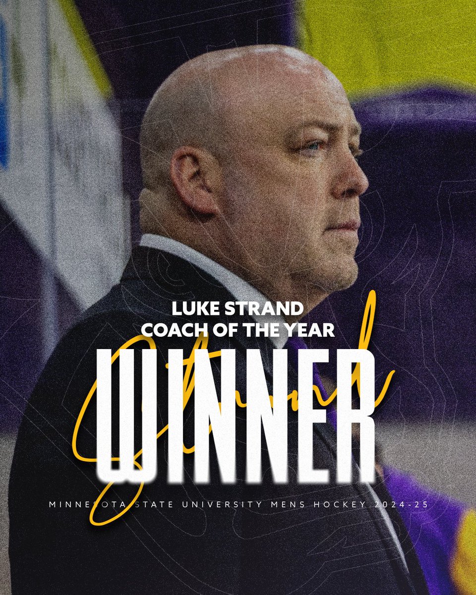 Best coach out there! Now <a href="/CCHAHockey/">CCHA</a> Coach of the Year! 

🔗: msumavericks.com/news/2025/3/25…
