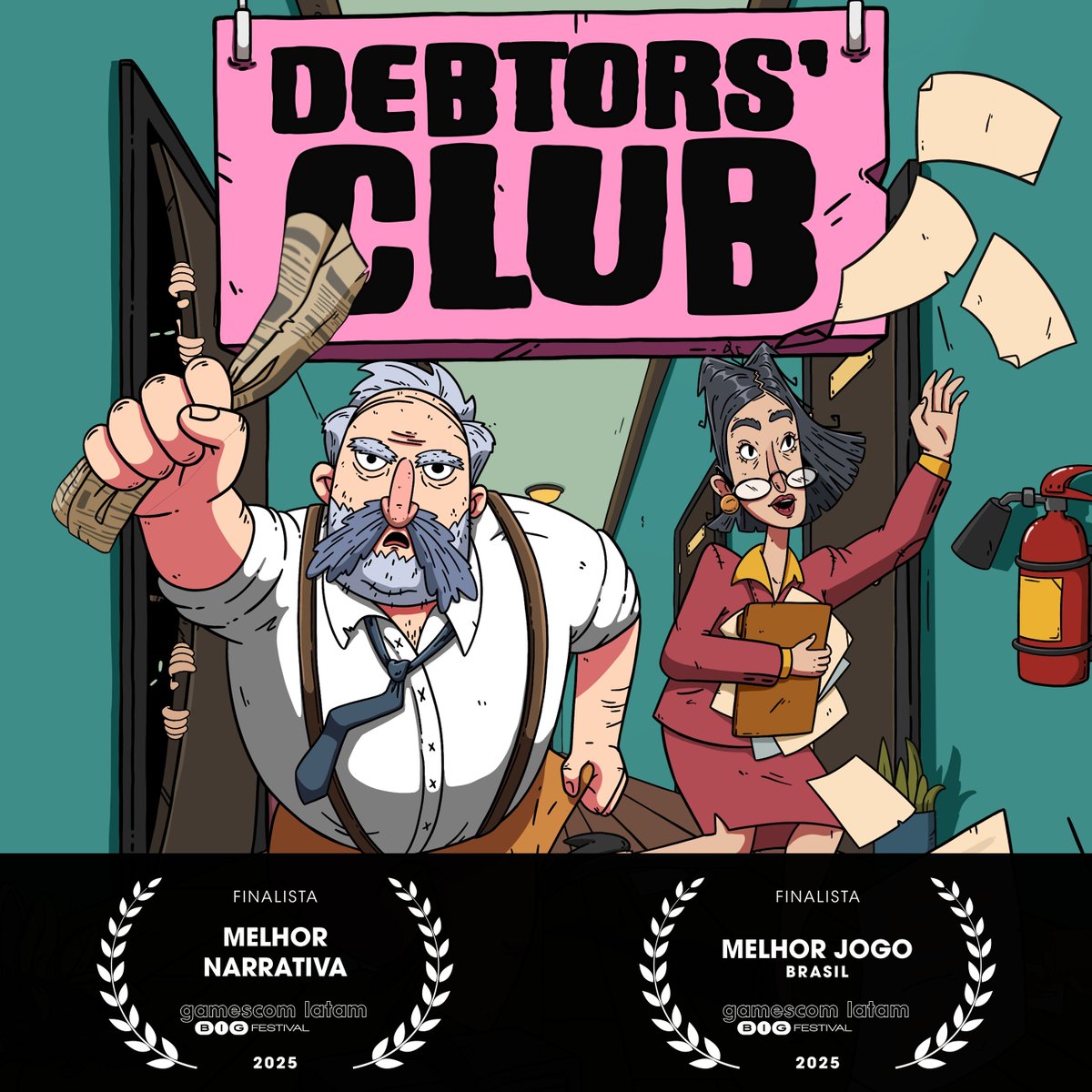 🔴 QUE NOTÍCIA BOA!
Debtors' Club foi indicado para duas categorias na Gamescom Latam <a href="/BIG_Festival/">gamescom latam BIG Festival 🎮</a> 

✅ Melhor Narrativa
✅ Melhor Jogo (Brasil)

É uma honra estar ao lado de tantos jogos incríveis da nossa comunidade! Nós vemos lá? 

#DebtorsClub #GamescomLatam