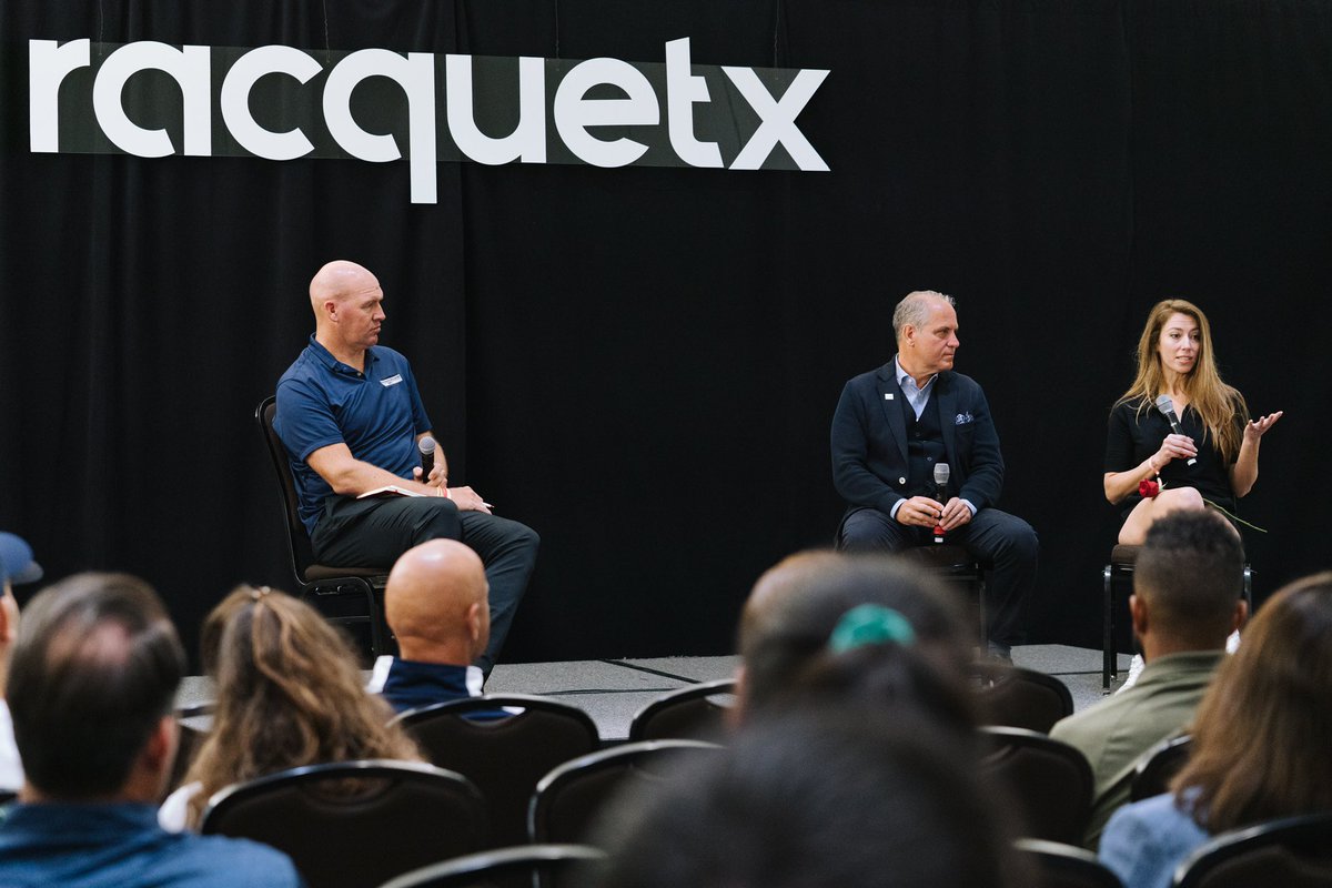 Great week at #RacquetX in Miami Beach. 
Fortunate to moderate a panel on Marketing and Branding for Clubs and Facilities with two industry experts Amanda Potter and Robert Mazzucchelli.