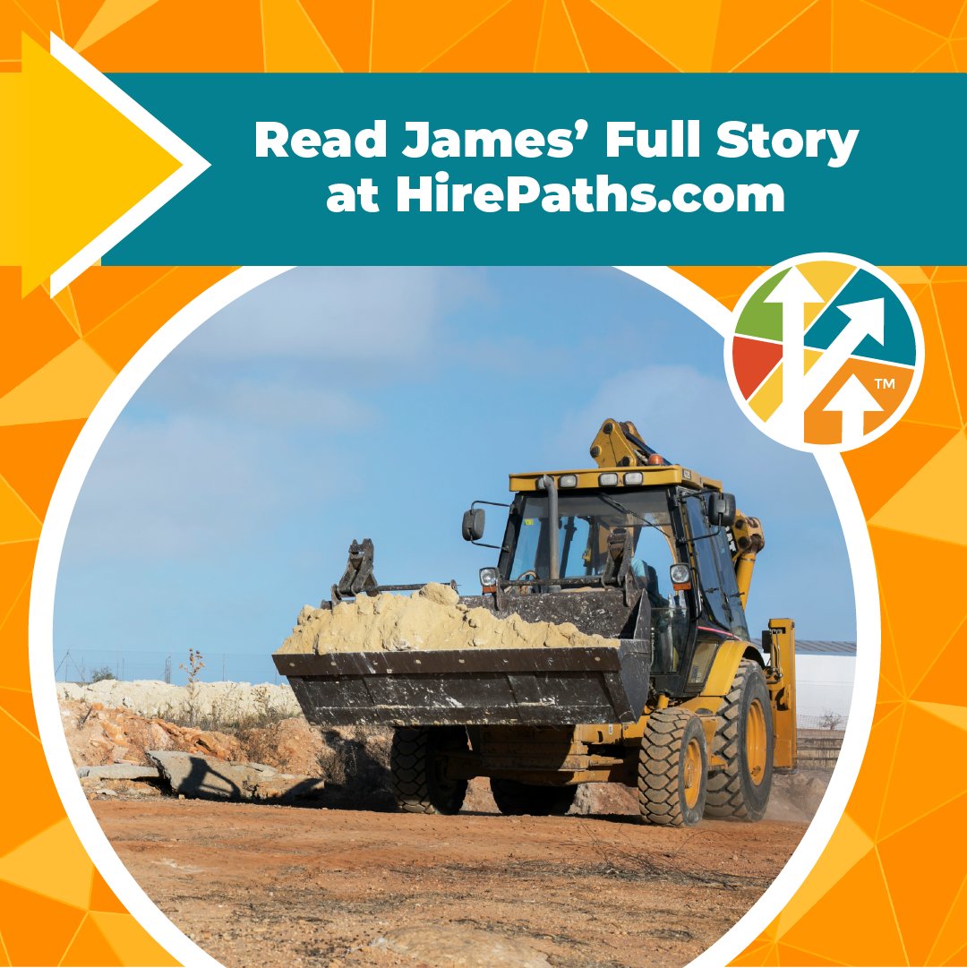 James Miller enjoys that his job keeps him on his toes — no two days are the same as a construction operator/laborer! Discover how James landed this role and his advice for others: bit.ly/3Xt2zyf.