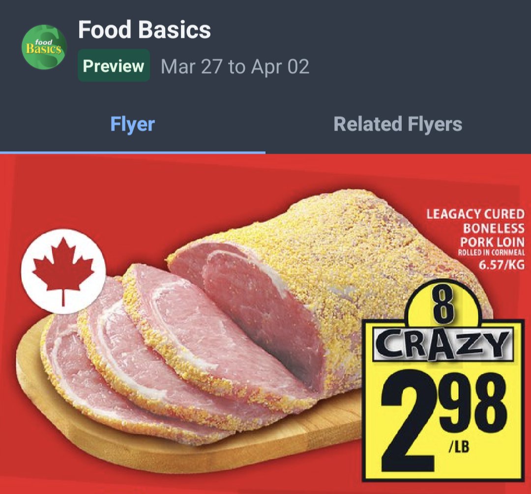 PGK_Keychains's tweet photo. 📢  Hot Deals in Barrie! 🔥 Food Basics

🍇 Seedless GRAPES $1.88/lb at Food Basics

🥒🧅 CUCUMBERS ea / ONIONS 2lb bag at #FoodBasics

🥓 Canadian PEAMEAL BACON $2.98/lb

🍝 Italpasta PASTA 900g 0.98¢

Thurs Mar 27 to Wed Apr 02

#Barrie #Orillia #DealsInBarrie @FoodBasicsCA https://t.co/IcYobONG8T