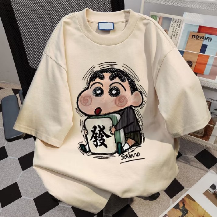 enarmy111's tweet photo. ⛲️MAO Shop เสื้อชินจัง เสื้อยืดผ้าคอตตอน oversize ลายการ์ตูนน่ารักหลวม สไตล์เกาหลี  https://t.co/iiAWgNiG7c https://t.co/bglPHgUSNF