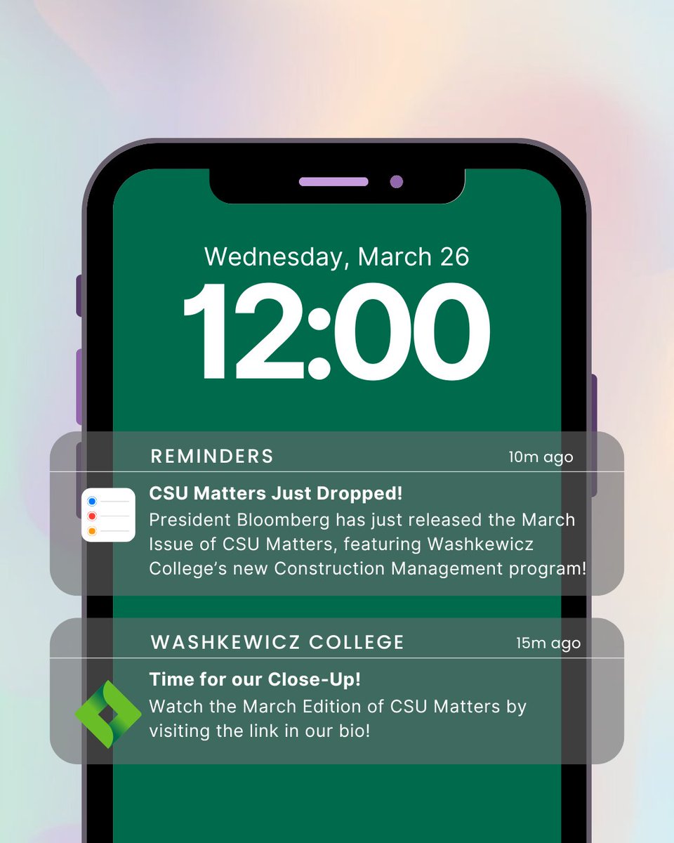We are proud to announce that the March 2025 Edition of CSU Matters features the new Construction Management program at the Washkewicz College of Engineering. Watch it today by visiting bit.ly/m/washkewicz or the link in our bio!