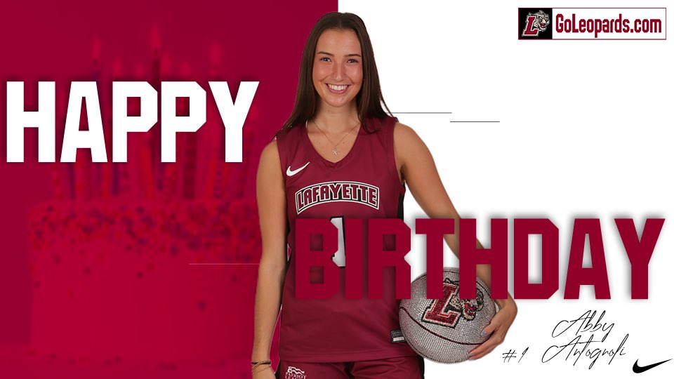 Lafayette WBB (@lafayettewbb) on Twitter photo Sending birthday wishes to <a href="/abby_antognoli/">Abby Antognoli</a> today!! Happy birthday, we hope it’s a great day!! 🥳🐆🎂 Sending birthday wishes to <a href="/abby_antognoli/">Abby Antognoli</a> today!! Happy birthday, we hope it’s a great day!! 🥳🐆🎂