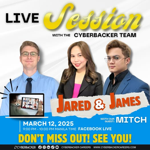 CyberbackerNice's tweet photo. Get ready for another LIVE session!
Dive into the world of GROWTHBACKERS with special guest, Mitch! https://t.co/5lgeVkj0lR